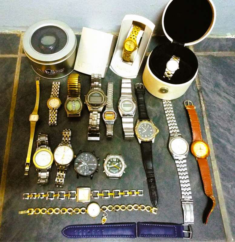 18 x vintage watches as 1 big lot