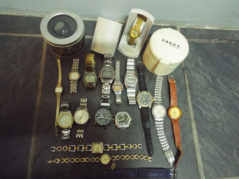 18 x vintage watches as 1 big lot
