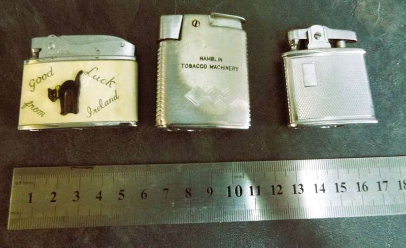 Vintage 3 X LIGHTERS , Rare Vintage Collectible
