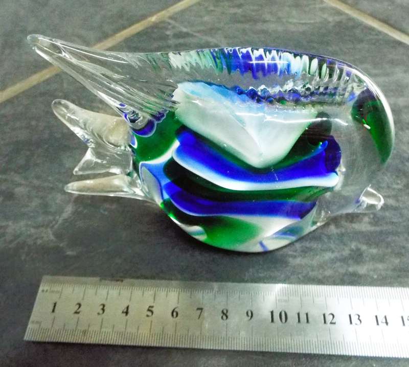 Vintage MARANO GLASS FISH 100% NO CHIPS
