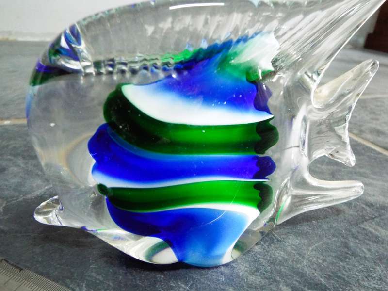 Vintage MARANO GLASS FISH 100% NO CHIPS