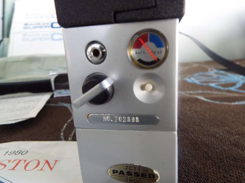 nice vintage Sankyo super CM 600 with manual