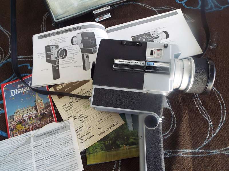 nice vintage Sankyo super CM 600 with manual