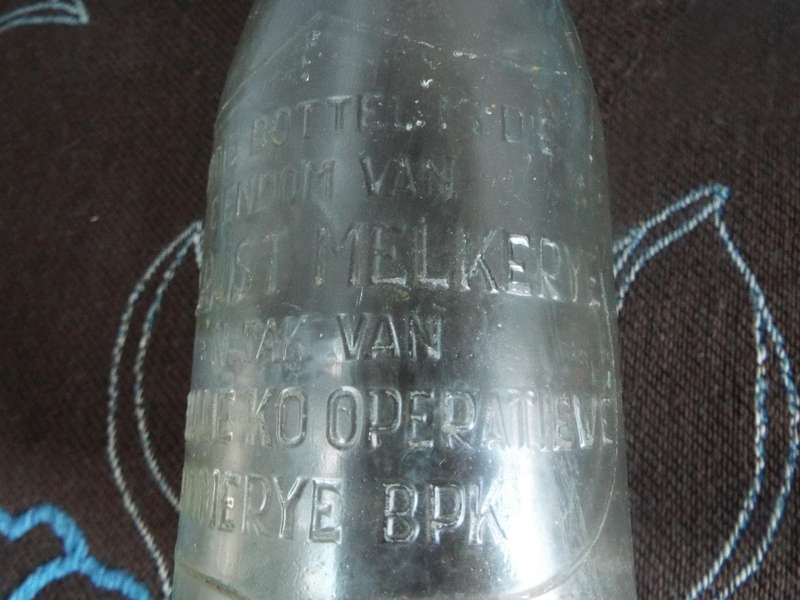 RARE Antique Hand Blown Late 1800s MILK BOTTLES X 3