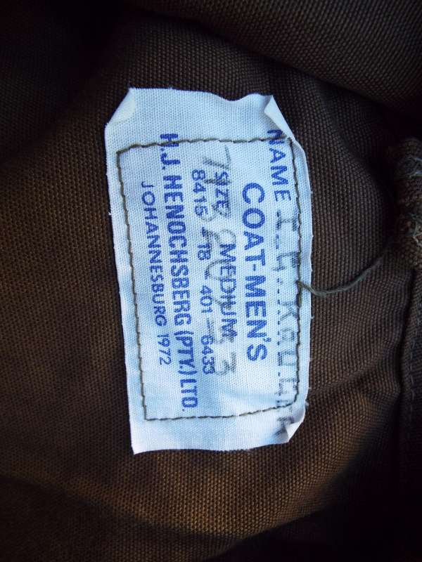 old SADF bag with lots of browns 1971 and 1982  as 1 lot