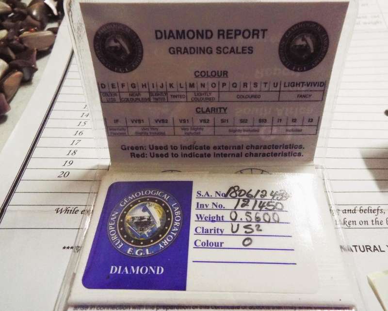 Diamond Halo Ring with 0.56 ct EGL Certified Round Brilliant Cut Diamond, 1.08 ct Total Weight