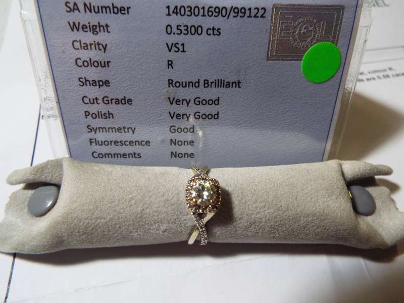 0.53 ct Diamond in  ring