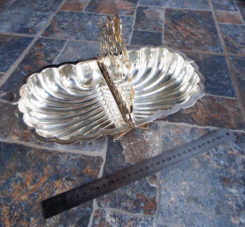 Vintage cheltenham silverplate burn warmer