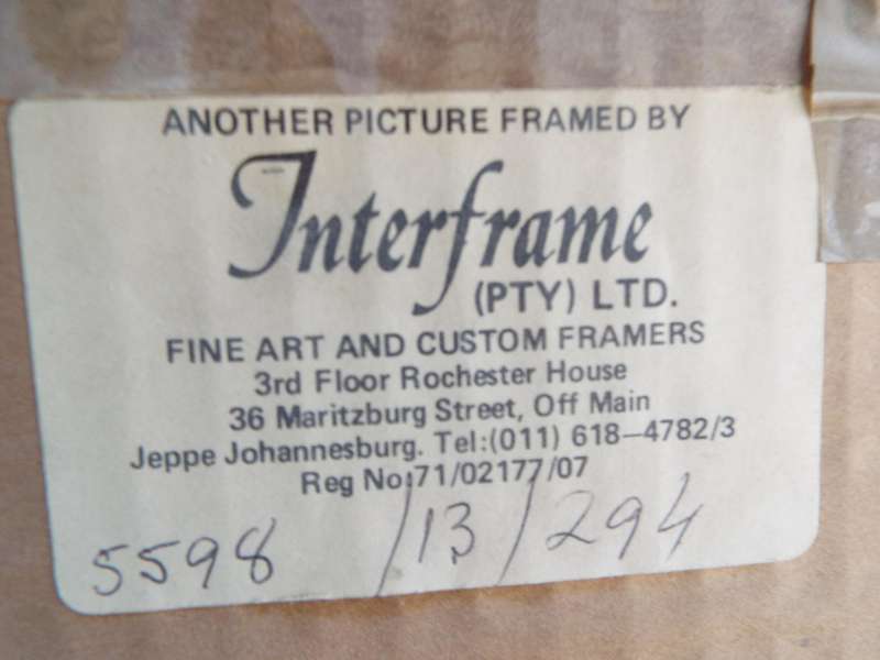 NICE 2 X CARTOON ART ,,,WELL FRAMED Cartoon,,,, Art  Matted And Framed