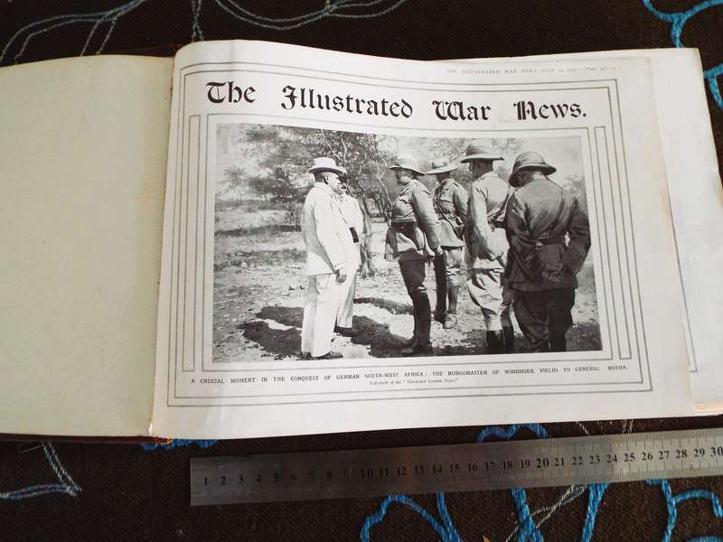 Antique book: The Illustrated War News 1913-1915