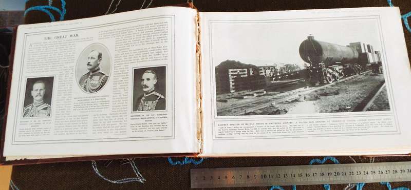 Antique book: The Illustrated War News 1913-1915