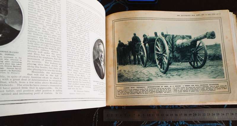 Antique book: The Illustrated War News 1913-1915