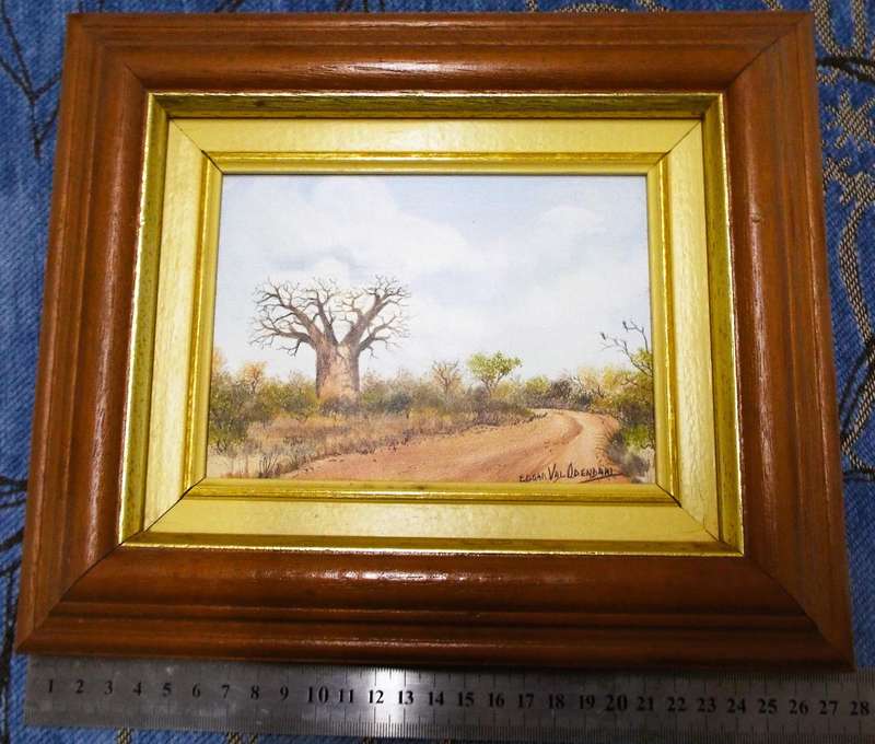 Investment art: Oil on board by Edgar Valentine Odendaal