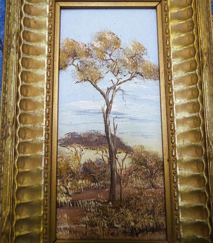 very nice JAC PIENAAR  (thick oil on board)
