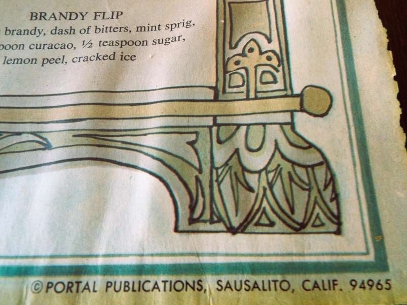 RARE ,,,,Vintage 1960s Portal Publications bar Guid Poster