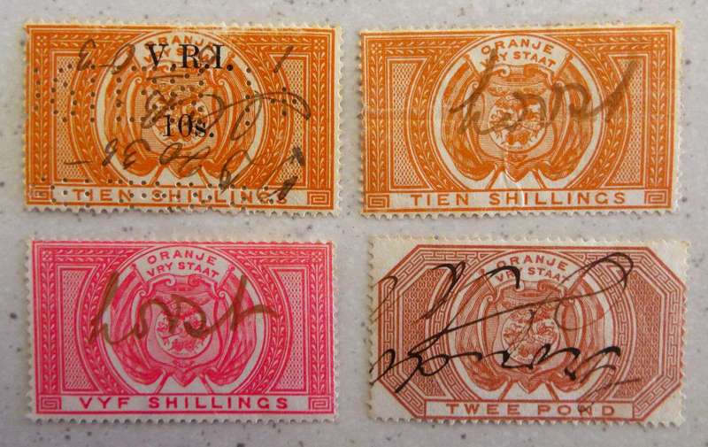 4 x V.R.I STAMPS