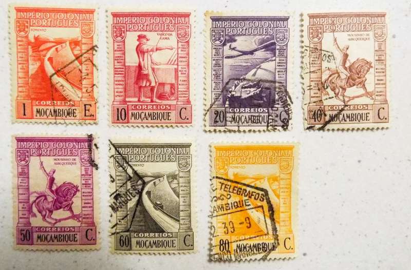 S1 ,part off ,Portugese Mozambique 1938 *colonial empire*set