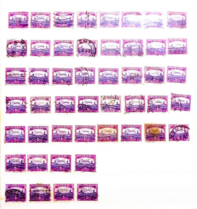 B3  ,,,48 X  SOUTH AFRICA - UNION BILDINGS (from 1927 onwards)-  2D STAMPs