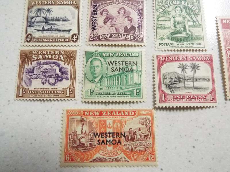 S4,,,, WESTERN SAMOA  stamp set