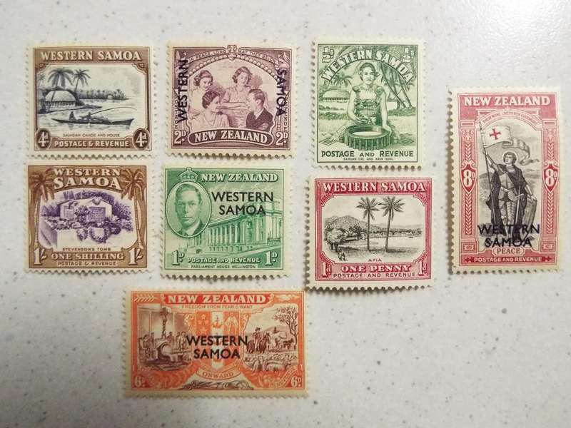 S4,,,, WESTERN SAMOA  stamp set