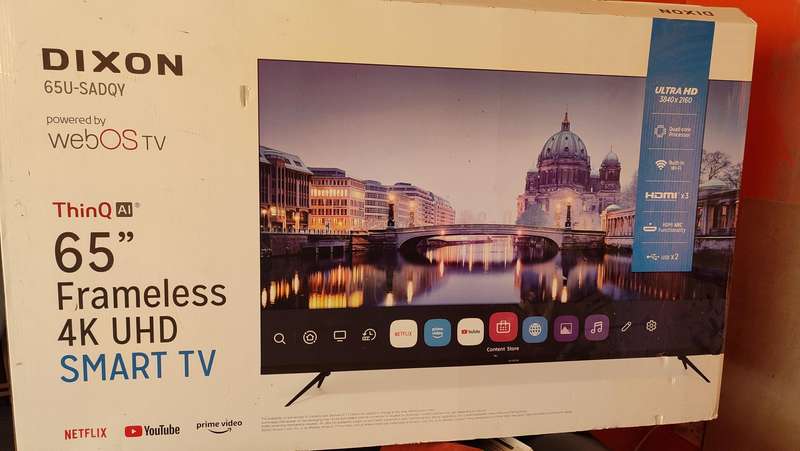 Dixon 65 Frameless 4K UHD Smart TV