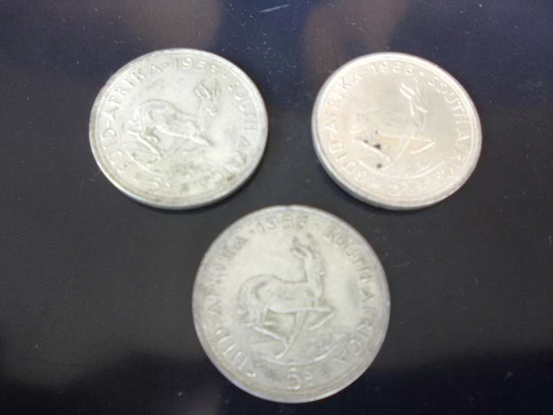 1953 5 shilling Silver Investment coins