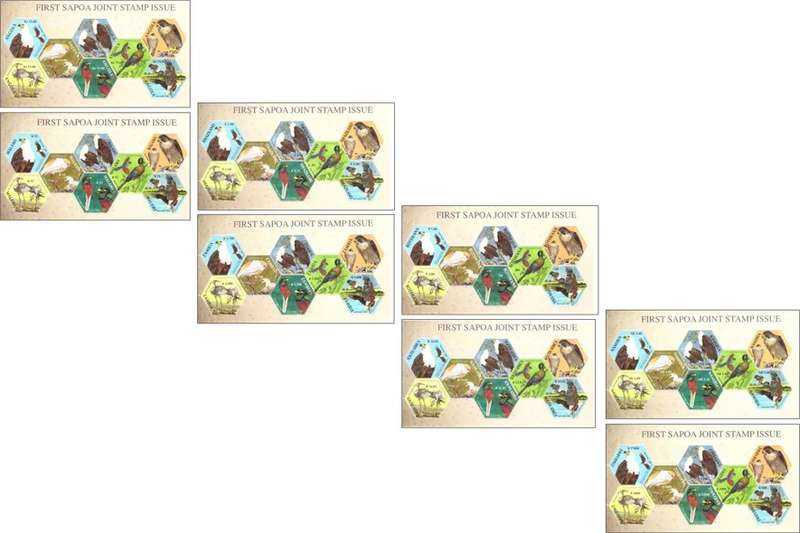 2008 SAPOA First Joint Stamp Issue Sheetlets Complete UMM(**) Incl. Rare Malawi & Angola Sheetlets