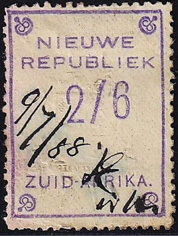 1887 New Republic 2/6 Used (Group VI) CC.69