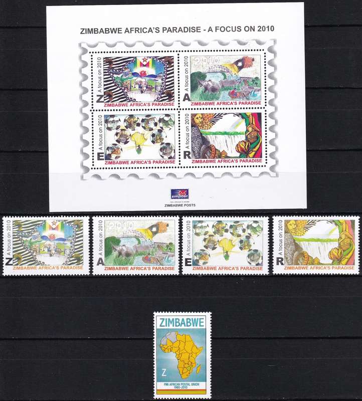 2010/11 Zimbabwe UMM(**) Year Issues & Minisheets - Some Very Scarce/Difficult