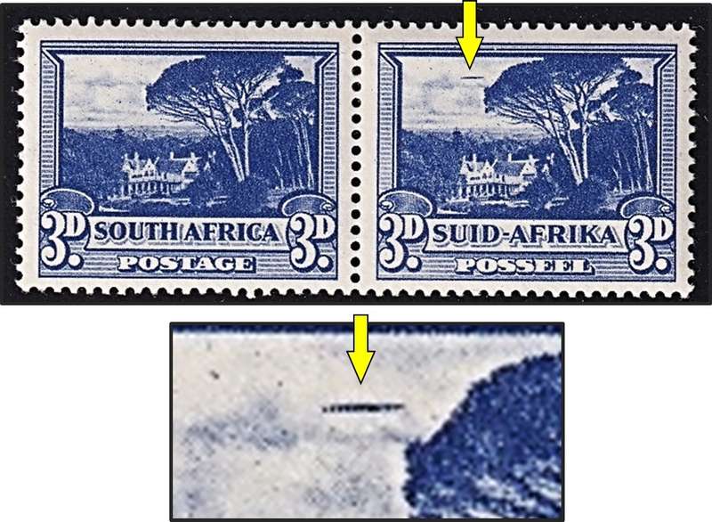 1951 Union 3d MM(*) UHB Var - Flying Saucer Flaw