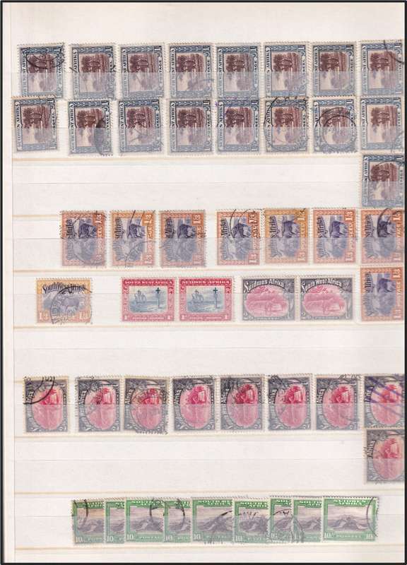 Green Album (16 page/32 Sides) in Good Condition with Good Value SWA Issues - Nice Study Lot!