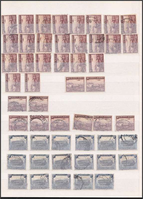 Green Album (16 page/32 Sides) in Good Condition with Good Value SWA Issues - Nice Study Lot!