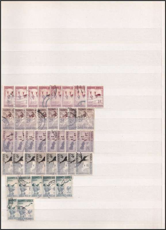 Green Album (16 page/32 Sides) in Good Condition with Good Value SWA Issues - Nice Study Lot!