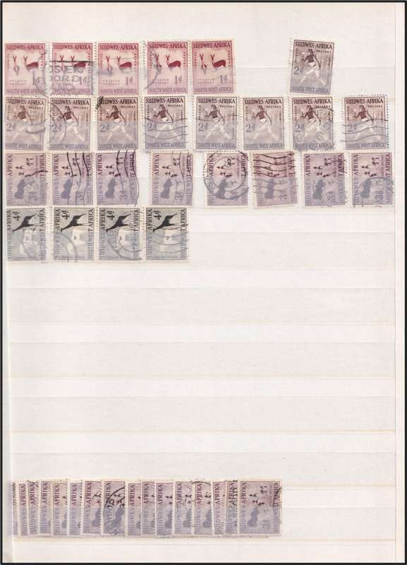 Green Album (16 page/32 Sides) in Good Condition with Good Value SWA Issues - Nice Study Lot!