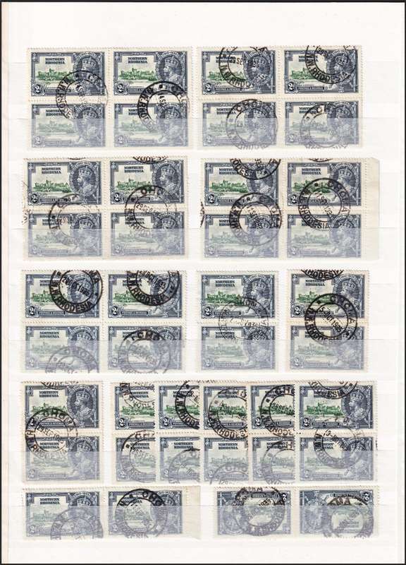 Lighthouse Stockbook (16 page/32 Sides) in Reasonable Condition with Northern Rhodesia