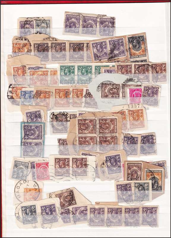 Lighthouse Stockbook (16 page/32 Sides) in Reasonable Condition with Northern Rhodesia
