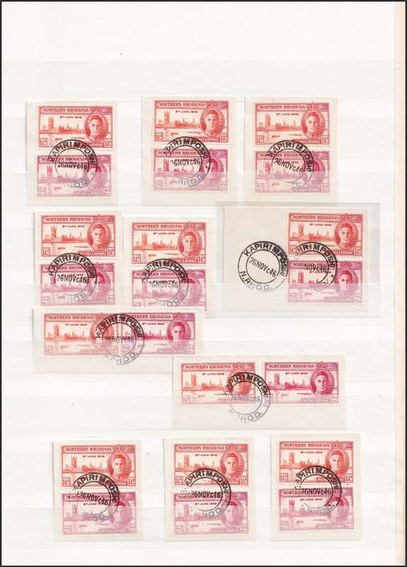 Lighthouse Stockbook (16 page/32 Sides) in Reasonable Condition with Northern Rhodesia
