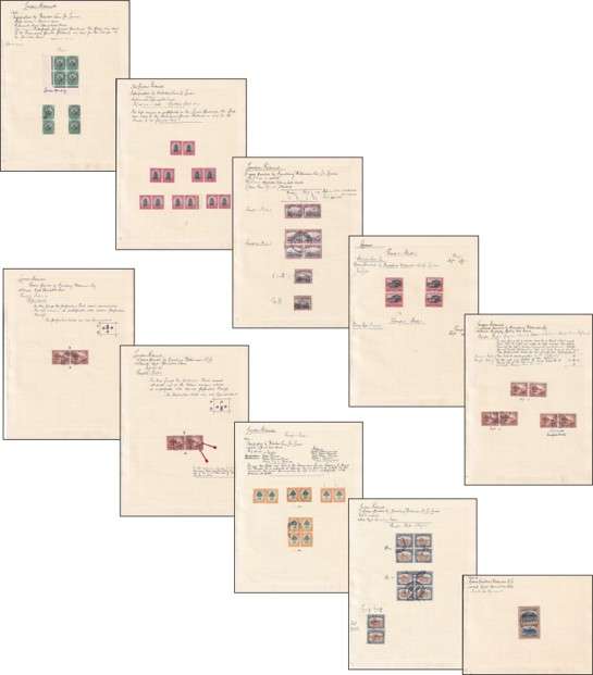 1926/7 Union London Printing Issues Written Up Study on Pages & Varieties