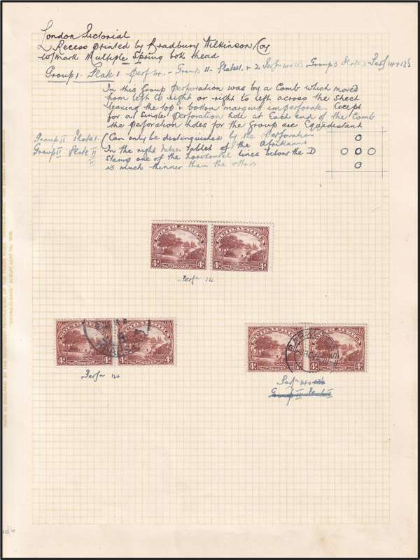 1926/7 Union London Printing Issues Written Up Study on Pages & Varieties