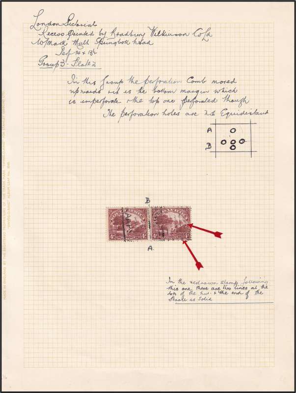 1926/7 Union London Printing Issues Written Up Study on Pages & Varieties