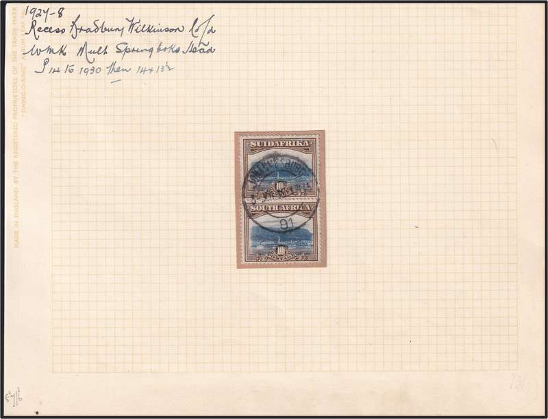 1926/7 Union London Printing Issues Written Up Study on Pages & Varieties