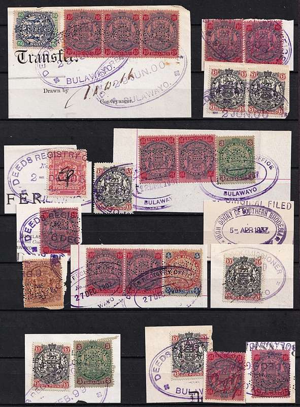 BSAC Early Issues Used Fiscally on Piece - Great Study Lot!