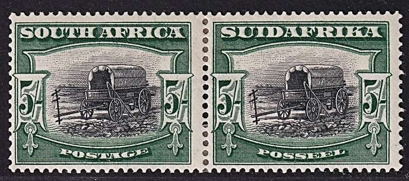 1927 Union 5/- London Printing MM(*) Key Stamp SACC.38  @ CV  R10,000