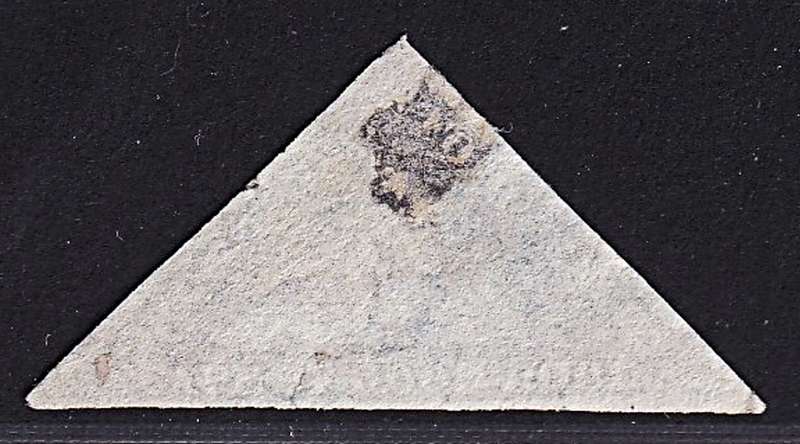 1863/4 CoGH 4d Triangle CC.15 Deep Blue - 3 x Good Margins @ R3,000