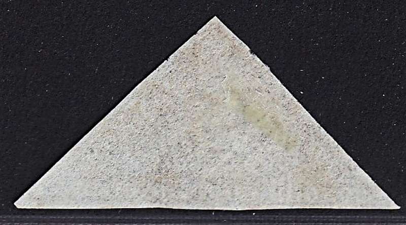1863/4 CoGH 4d Triangle CC.15a Blue - 3 x Good Margins @ R3,000