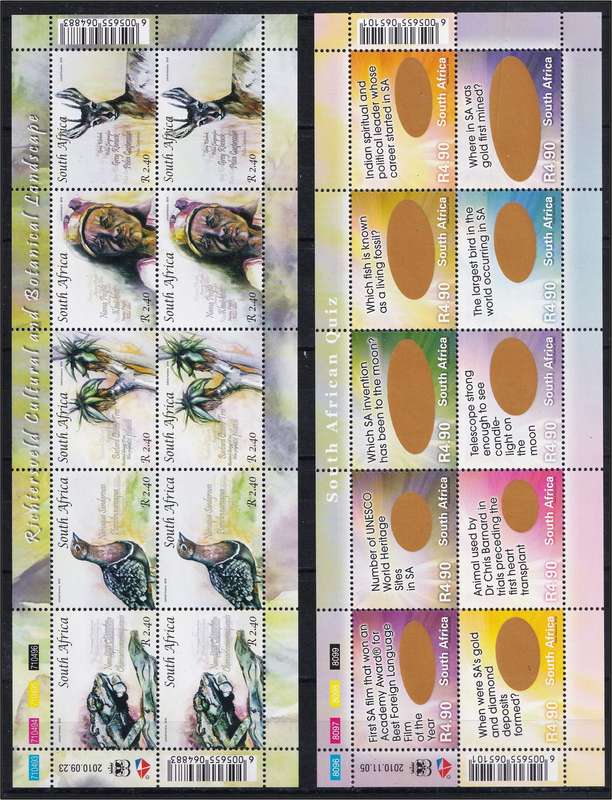 2010 RSA UMM(**) Sheetlets & Controls etc.  @ CV  R4,420+