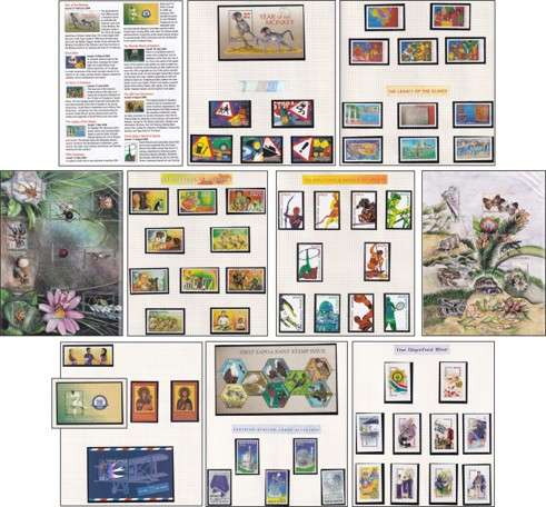 2004 RSA UMM(**) Year Issues in Singles, Minisheets etc @ CV  R2,833