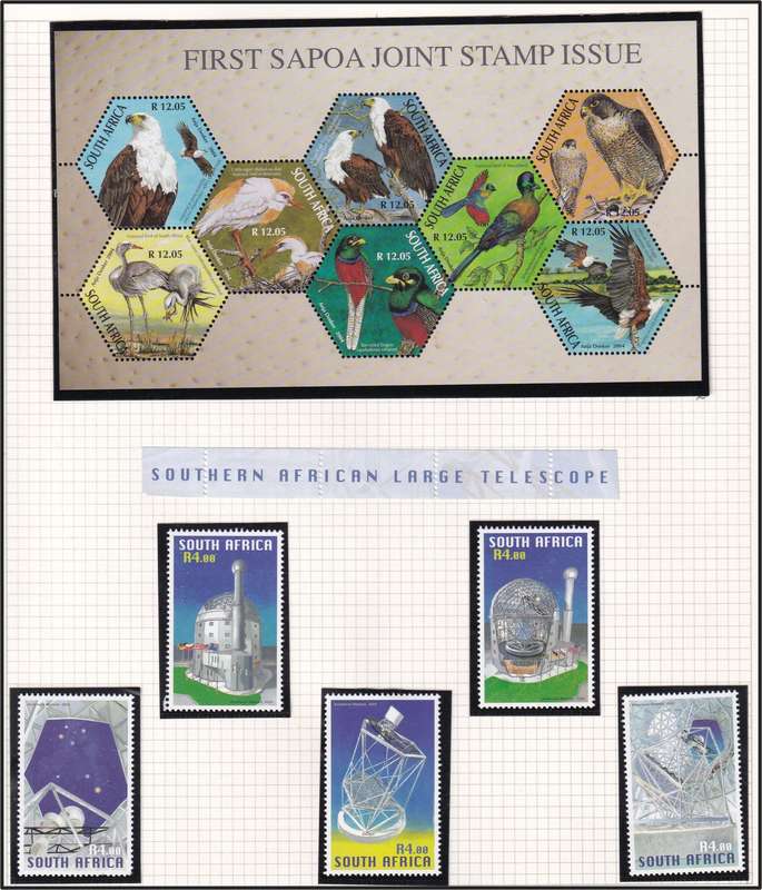 2004 RSA UMM(**) Year Issues in Singles, Minisheets etc @ CV  R2,833