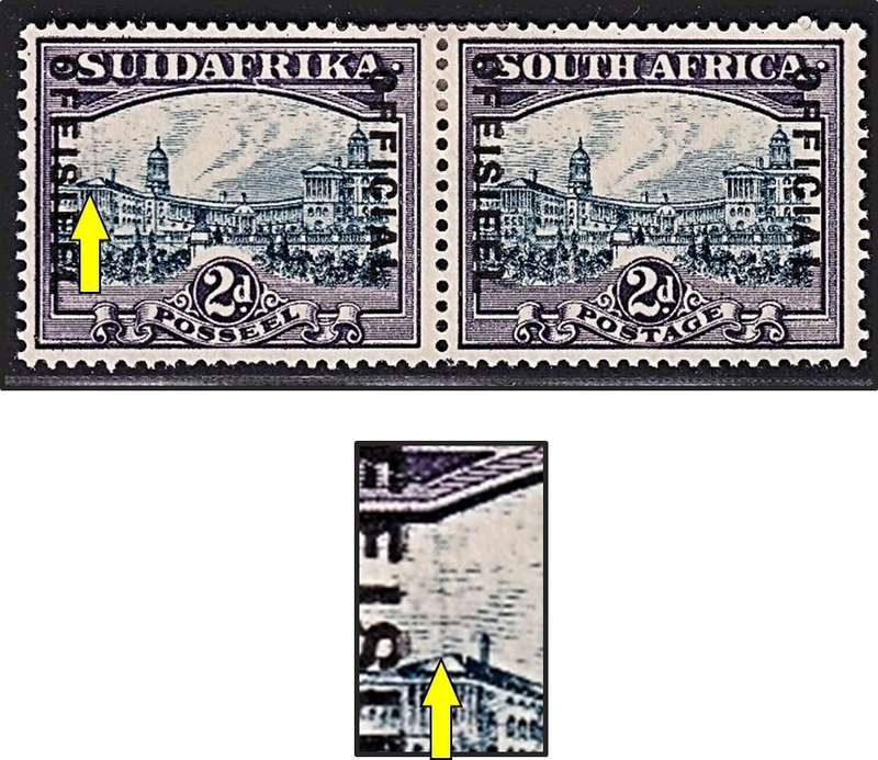 1930 Union 2d Official CC.15 MM(*) Variety - Mast on Roof of Building - Scarce