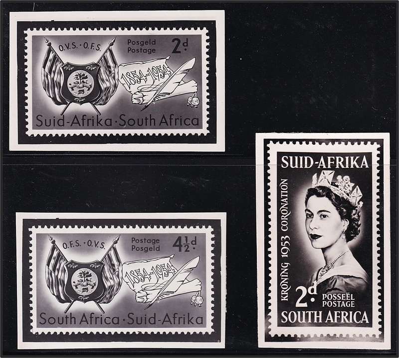 1953/54 Union Coronation & OFS Centenary Media Releases/Proofs - Scarce